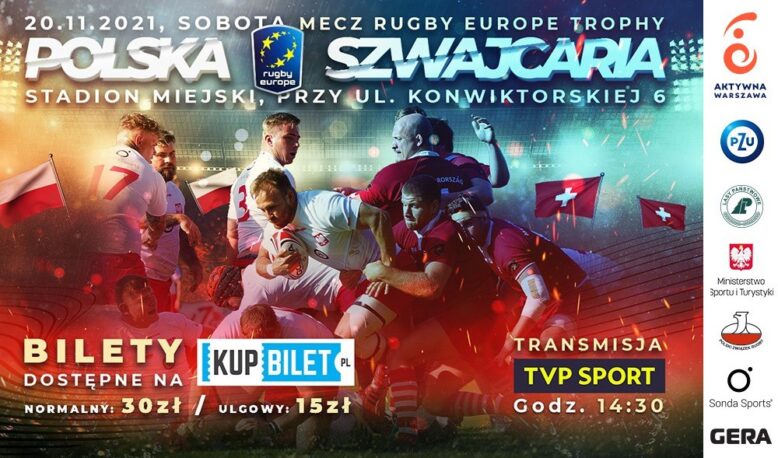 Rugby Europe Trophy 2021/2022: Polska - Szwajcaria / polskie.rugby